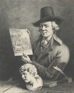 有牛的自画像》，1796年。