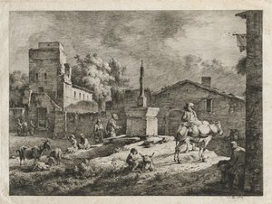 圣安德奥尔山景，1774年。