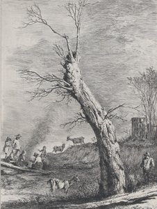 冬天，根据1795年在圣夏蒙完成的画作。