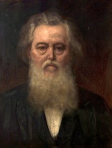 约翰-查普曼博士，约 1885 年（布面油画） 作者 Jean Joseph Benjamin (after) Constant