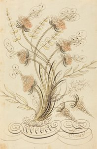 书法花 作者 让·约瑟夫·伯纳德（Jean Joseph Bernard）称伯纳德·德·巴黎（Bernard de Paris）