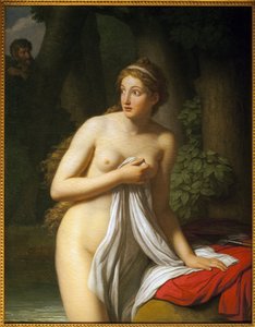 惊喜仙女。 Jean Joseph Taillasson (1745-1809) 的画作，油画。 18 世纪法国艺术。 图卢兹美术博物馆。