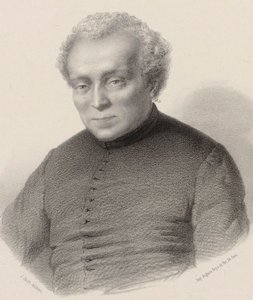 作曲家路易斯·兰比约（1797-1855）的肖像。 作者 让·朱利安·贾科特（Jean Julien Jacott）