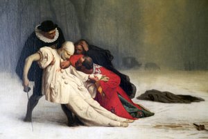 化装舞会后的决斗》，1857年 作者 让·莱昂·杰罗姆