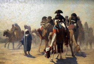 波拿巴将军与他在埃及的军事人员》，1863年 作者 让·莱昂·杰罗姆