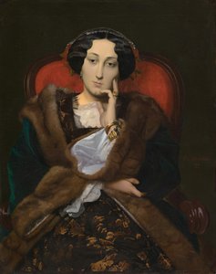一个女人的画像，1851年。 作者 让·莱昂·杰罗姆