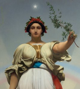 共和国 – Gerome Jean Leon (1824 - 1904)（寓言 - 1848）； 梅里·德·莱拉斯 作者 让·莱昂·杰罗姆