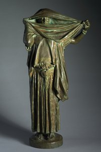带面纱的女人，c。 1891年。 作者 让·莱昂·杰罗姆