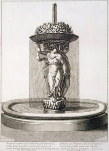 喷泉设计，1673年 作者 让·勒帕特雷