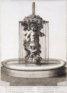 在皮埃尔勒格罗斯，1673年之后，在凡尔赛宫的三个氚核喷泉 作者 让·勒帕特雷