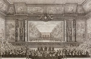 让-巴蒂斯特-吕利(Giovanni Battista Lulli)(1632-1687)的《爱与巴克斯的盛宴》1668年在凡尔赛的小公园里演出--让-巴蒂斯特-吕利的《爱与巴克斯的盛宴》，是在凡尔赛的节日里委托给他的。