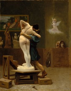 法语  Pygmalion et Galatée 皮格马利翁和加拉蒂亚 作者 让·莱昂·杰罗姆