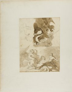 骑兵战斗草图 作者 让·路易·安德烈·西奥多·杰里科