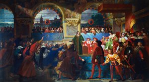 路易十二在图尔议会上被宣布为人民之父，1506年》，约1819-1861年
