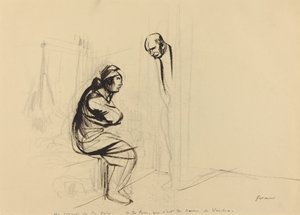 在和平大会上，约1919年。 作者 让·路易·佛兰