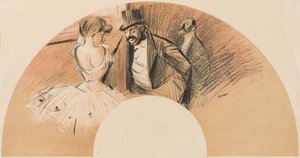 巴尔-加瓦尼风扇 作者 Jean-Louis Forain