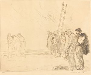 髑髅地（第二盘） 作者 Jean Louis Forain
