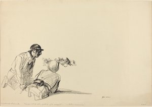 德军前进，约191419年。 作者 让·路易·佛兰