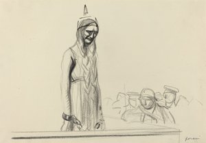 法官面前的日耳曼尼亚，约191419年。 作者 让·路易·佛兰