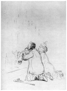 石窟的探索，c1870-1930，1924年 作者 让·路易·佛兰