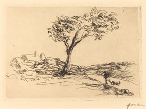 凡尔赛宫周围的景观 作者 Jean Louis Forain