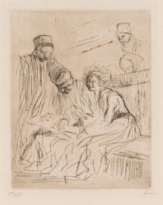 宣读大律师辩护状 作者 Jean-Louis Forain