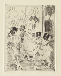 新雅典咖啡馆 作者 Jean-Louis Forain