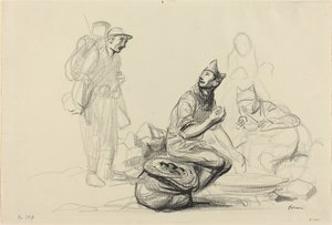 厨师们，约1914年至1919年。 作者 让·路易·佛兰