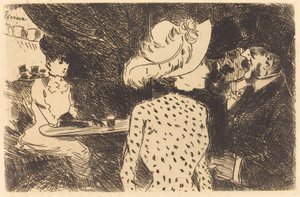 贝盖尔寓言（拒收盘，第二盘） 作者 Jean Louis Forain