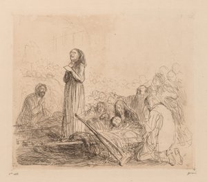 卢尔德的奇迹 作者 Jean-Louis Forain
