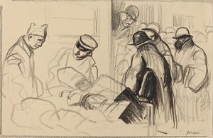 前往伯尔尼的火车，约1914年至1919年。 作者 让·路易·佛兰