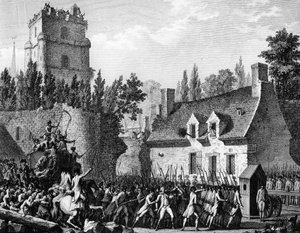 法国大革命：Pierre Victor de Besenval de Brunstatt, Baron de Besenval (1721-1791) 于 8 月 10 日率领 Brie Comte Robert