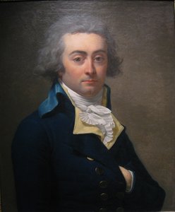 十八世纪下半叶玛丽·让·埃罗·塞舌尔（1759-1794）的肖像。