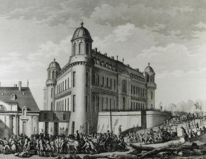 1789年8月9日，从Chantilly到巴黎的大炮 作者 让·路易斯·普里尔