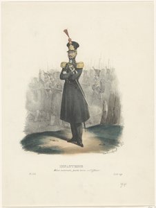 国家民兵军官，1829 年
Infanterie / Milice nationale, petite tenue de l