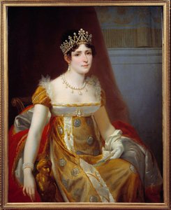 Portrait of Impress Josephine de Beauharnais (1763-1814) Painting by Victor Viger du Vigneau, dit Hector Viger (1819-1879) 1863 Sun. 1,15x0,89 m Malmaison, musee du chateau - Portrait of Empress Josephine de Beauharnais (1763-1814). Painting by Victor Vign