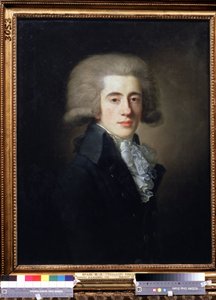 副总理尼基塔-帕宁（1770-1837 年）肖像。让-路易-沃耶（1744-1803 年）的画作。布面油画，73.1 x57 厘米