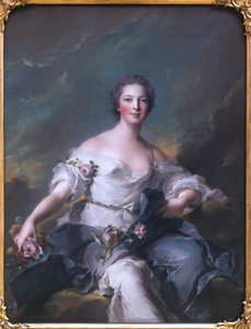 德语：Die Marquise de Baglion als Flora Baglion 侯爵夫人饰弗洛拉 作者 让·马克·纳蒂尔
