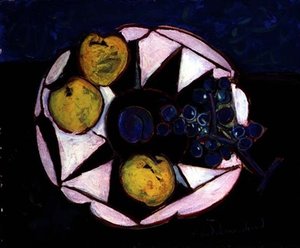 梅花》（布面油画）
