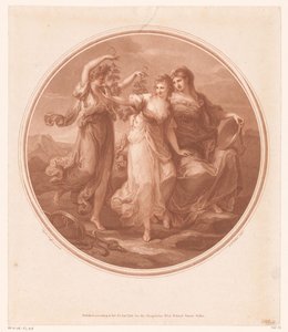 美丽（Bellezza）在谨慎（Prudentia）的建议下，拒绝了愚蠢（Pazzia）的诱惑 作者 不明