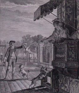 成功的赌注》，卡姆利格（Fl.1785）雕刻的作品