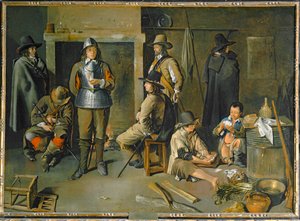 在旅店休息的士兵 - Soldats au repos dans une auberge ...