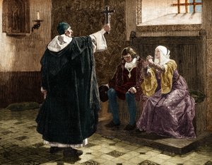 伟大的西班牙审讯官，Fray Tomas de Torquemada（1420-1498），在天主教国王Ferdinand II和Isabella 1st of Castile之间