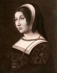 未知的女人，前身为玛格丽特·都铎（Margaret Tudor），c1520，1902年。