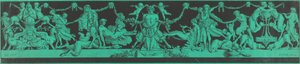 有埃及和古典人物的狂欢节 作者 Jean Philippe Guy le Gentil，Comte de Paroy，模仿查尔斯·莫内