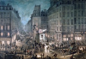 1823年列克勒广场游行 作者 让·皮埃尔·诺布林