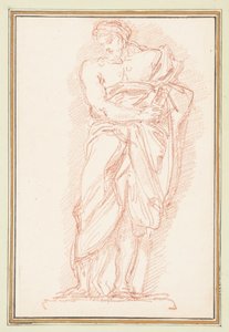 头戴徽章的男性立像 作者 Jean-Robert Ango