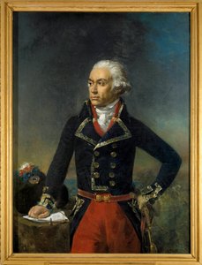 查尔斯·弗朗索瓦·杜穆里埃 (Charles Francois Dumouriez) 的肖像，1792 年（1739-1823 年）北方军队总司令，让·塞巴斯蒂安·鲁亚尔 (Jean-Sebastien Rouillard)（1789-1852 年）1835 年作画。 1,35x1 米。