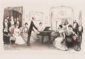 1907年资产阶级之夜。 作者 让·韦伯