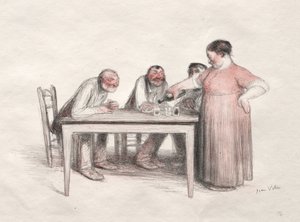 酒杯》（彩色石版画） 作者 让·韦伯